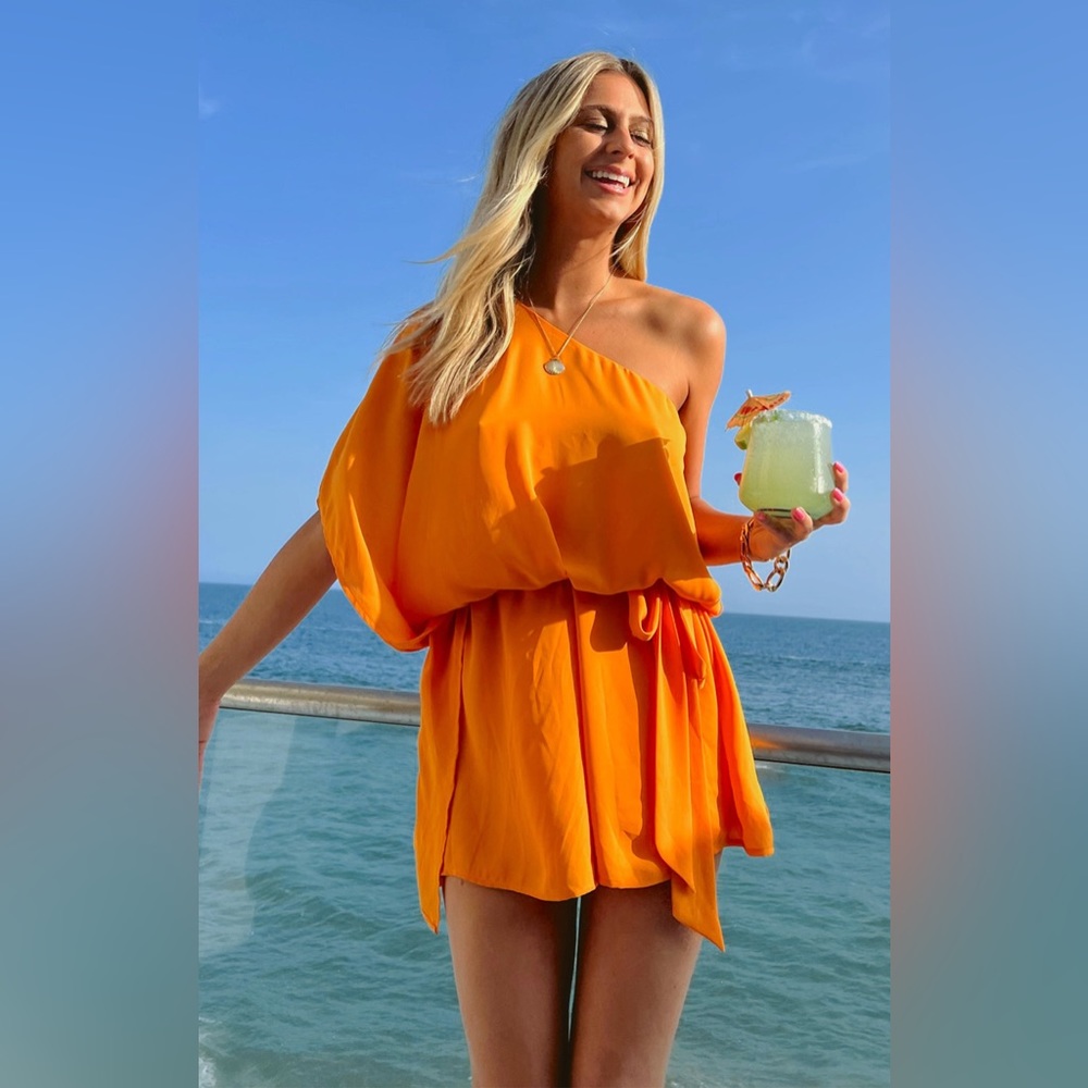 Show Me Your Mumu Trish Dress in Tangerine size Small